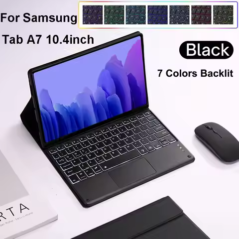 Case for Samsung Galaxy Tab A7 10.4inch Detachable Bluetooth Keyboard Case For Samsung Tab A7 SM-T50