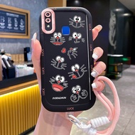 Case hp for VIVO Y91 Y91i Y93 Y95 Y91C Y1S Y90 Case Anime Cat Pattern Fashion Silicone Phone Case Pe