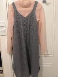 Japan brand Khalita Grey Knit Dress