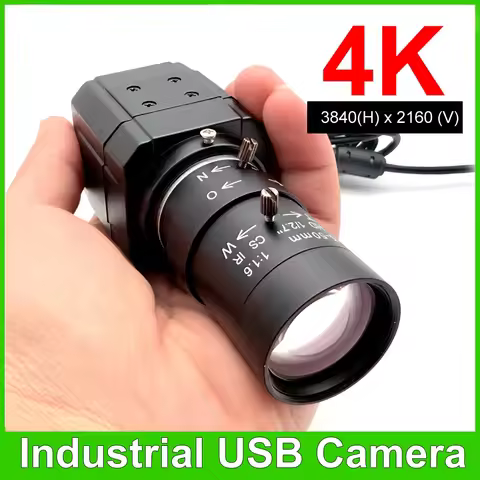 HD 4K 8MP Webcams 5-50mm 2.8-12mm Varifocal CS Lens 4mm Fixed Lens or Without Lens 2K 4MP USB Camera