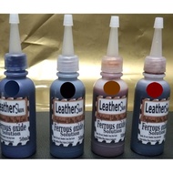 LEATHER DYE: RECOLOUR, REFINISH, REPAIR STAINS & DYE,  IRON-OXIDE'S FORMULA, FOR LEATHER BAGS,SHOES