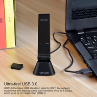 [SIAP KIRIM] WAVLINK AC1300 WIRELESS DUAL BAND USB 3.0 ADAPTER WITH INCLUDED USB MINI DOCK / CRADLE 