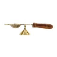 German Silver | Brass Dhoopakal with Handle | Indian Prayer Item