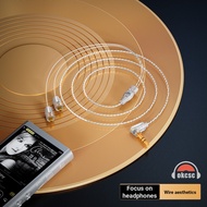 OKCSC Aurora Suitable for IE400 EXK1000 Audio-Technica IM Weston W40 MMCX Headphone Cable 3.5
