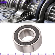 WATTLE Deep Groove Ball Bearings, Steel Black Silver Double Row Ball Bearing, Durable 3205-2RS Angul