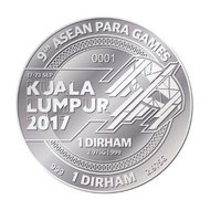 Dirham Limited Edition 9th Asean Para Games 2017