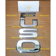 Emblem Truk Fuso Chrome Super at dan 6D40/Logo Fuso/Tulisan Fuso Besar