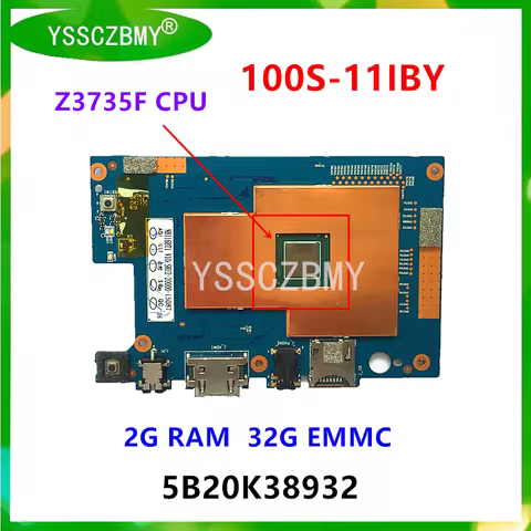 5B20K38932 for Lenovo 100S-11IBY Laptop motherboard 100S-11IBY Motherboard with Z3735F CPU + 2GB RAM