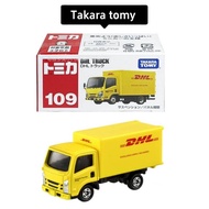 [ Original ] Car Takara Tomy DHL Truck No.109 - 158684  Ready Stock