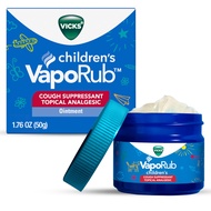 Vicks Children's VapoRub, Topical Cough Suppressant and Analgesic, Relieves Coughs and Minor Aches a