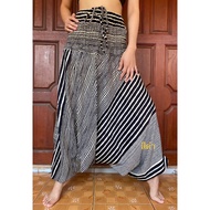 Hmong pants Miao Samurai Women And Men Can Wear It Comfortable To Yoga Aladdin pant Seluar Perempuan