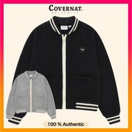 COVERNAT Women's Fleece Varsity Zip Up Jacket - 2 Colors