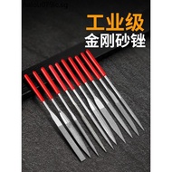 Titanium-Plated Diamond File Alloy Hand File Grinding Metal Tool Triangular Flat File Grinding Handy