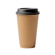 8OZ&16OZ ECONOMIC DISPOSABLE DOUBLE WALL PAPER CUP WITH LID