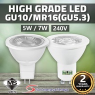 <2 YEARS WARRANTY>LED GU10/MR16(GU5.3) 5W/7W 240V LED BULB