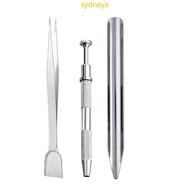 Best 3Pcs Beading Tweezers Set Stainless Steel Jewelry Crafting Tools Diamond Holder