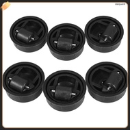 🎀 6Bhg Roda Perabot Tertanam Plastik Warna Hitam Untuk Perabot