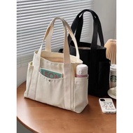 N19C Large-capacity Tote Canvas Bag Work Outing High-Value Commuter All-Match Literary Students Wear