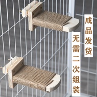 Cat Ladder Cat Cage Cat Stairs Solid Wood Jumping Platform Cat Climbing Frame Wall Hanging Ladder