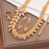 Ladies Jewellery Jewellery Set Crystal Diamonds Necklace and Earrings Bracelet Set Prom Jewellery Se