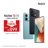 小米Redmi Note13 5G 1亿像素 超细四窄边OLED直屏 6GB+128GB 子夜黑 SU7 5G手机