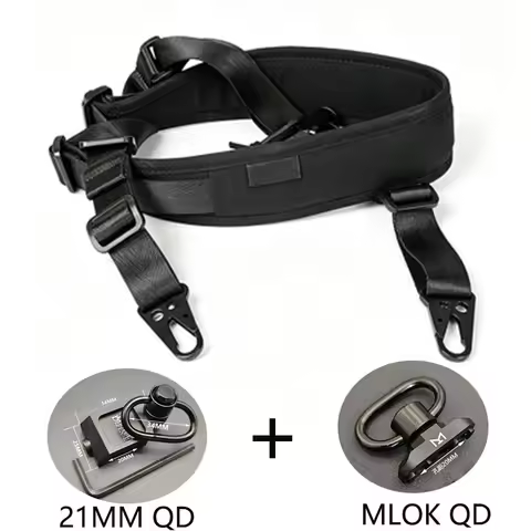 Tactical Rifle sling Adjustable 2 Point Crossbody Rope Nylon Rifle Shoulder Strap Outdoor Hunting AR