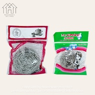 Scrubber Steel Wire Ball Dish Bowl Pot Scouring Brush Kitchen Steel Cleaning Tool 钢丝球 20L 30L 50L