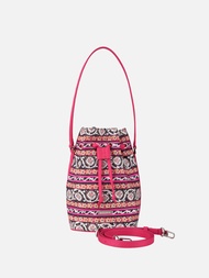 Indian Block Mini Drawstring Bag