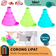Multipurpose Silicone Folding Funnel | Oil Soap Refill Funnel | Multifunctional Folding Funnel | Sil