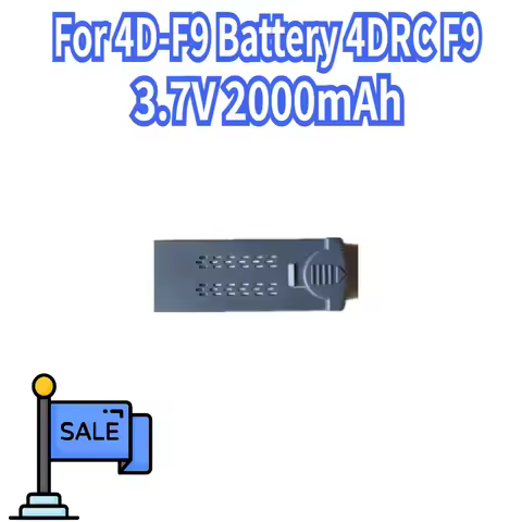 For 4D-F9 Battery 3.7V 2000mAh Li-Poly Battery for 4DRC F9 Drone Battery RC Quadcopter Accessory Par