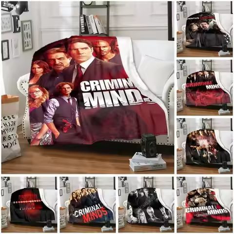 New Sofa Bed Blanket Soft Warm Criminal minds 3D Print Blanket Cover Fleece Throw Blanket Adult Chil