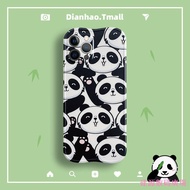 Iphone 7 8 11 12 X Cartoon Panda Design Phone Case