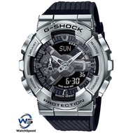 Casio G-Shock GM110-1A GM-110-1A Silver Bezel Analog-Digital Watch For Men