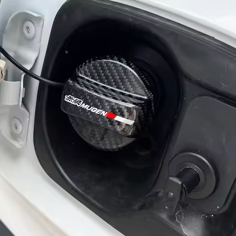MUGEN CARBON FUEL CAP COVER FOR HONDA CIVIC TYPE R DC2 DC5 FD2 FN2 FK2 FK8 FL5