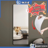 HSL Acrylic soft mirror full length mirror bathroom mirror sticker HD mirror wall adhesive mirror Suitable for various walls