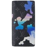 路易威登 Portefeuille Brazza NM Room with a View Monogram Eclipse M81752 IC Noir 長版皮夾 LV 1720 [LOUIS VUI