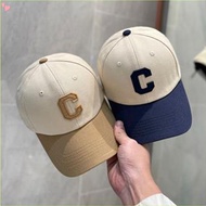 Elegant Color Block Adjustable Hat Letter C Lightweight Baseball Cap For Casual Use Sports Events Sp