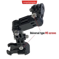 SMARTSIMPLE Motorcycle Helmet Strap Mount Set Action Sports Camera Accessories Mount Full Face Holde