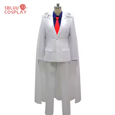 SBluuCosplay Anime Magic Kaito Cosplay Kid the Phantom Thief Cosplay Costume 7/lot