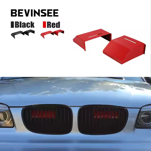 BEVINSEE Air Intake Scoops for BMW E82 E87 E81 E88 4 Cylinders 116i 116d 118i 118d 120i 120d 123d 20