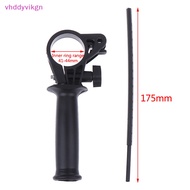 VHDD Electric Drill Electric Hammer Handle Power Tool Accessories Inner Ring 41-44mm Hammer Handle With 175mm Ruler For Bosch Makita Handle Ruler Set Depth Gauge Auxiliary Handle S