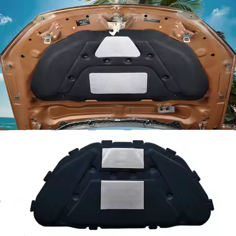 For BMW X1 E84 2010-2015 Car Heat Sound Insulation Cotton Front Hood Engine Firewall Mat Pad Cover N