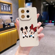 Compatiable with Xiaomi 14 Pro 6.73 inches Cute Mickey Minnie Case Lens Protective Cover