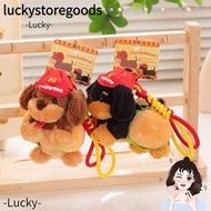 LUCKYSTOREGOODS Dachshund Dog Keychain, Bag Pendant Furry Puppy Furry Puppy Keyring,  Coin Purse Cre