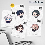 OTS4 - [BROOCH] ANIME PIN BROS JUJUTSU KAISEN KIMETSU NO YAIBA BOKUNO HERO ONE PIECE BLUELOCK SAKAMO