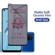 LAYAR Anti-Scratch Privacy OPP0 A54 A53/ A52/ A33 Tempered Glass Anty Spy Screen Protector Ceramic M