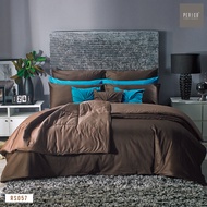 PERICO ผ้านวม ขนาด 100"X90"  (6 ฟุต) รุ่น Regal Solid (สีพื้น) ผ้า Cotton100%