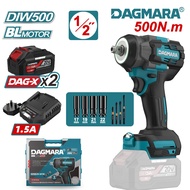 DAGMARA DIW04-500-2B Brushless Impact Wrench Cordless Heavy Duty 500N.m