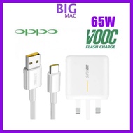 Original OPPO SuperVOOC Flash Charger 65W OR 20W Free MicroUSB/Type-C Cable