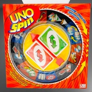 Uno Spin Card Game Wheel Complete Set - Fun Family Game for Ages 7+ with 10 Players
